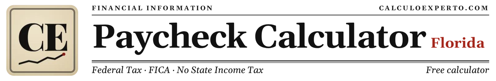 Florida Paycheck Calculator - CalculoExperto